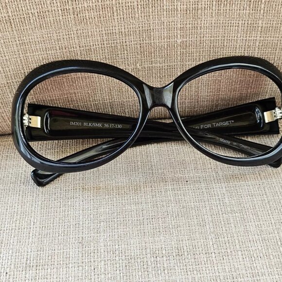 Isaac Mizrahi Women Eyeglasses/Sunglasses Frame Black IM201 BLK/SMK 56[]17 130 - Picture 2 of 12